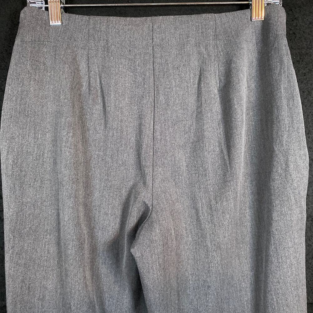 Chicos Womens Pants Gray Pull On Side Zip Straight Leg Rayon Blend Stretch 0 (S) - Picture 11 of 12